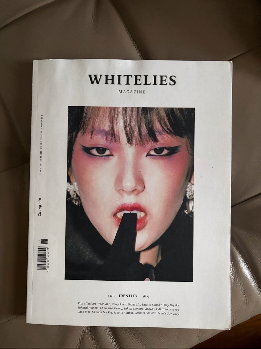 🖤 Whitelies Magazine Issue 011 "Identity" Zhong Lin Cover Art Fashion Book